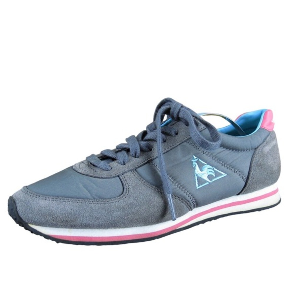 le coq sportif Women's Astra Sneaker‎ Gray Leather Sz 7 Medium Gently Used 2025